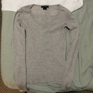 Ann Taylor Cashmere V Neck Sweater